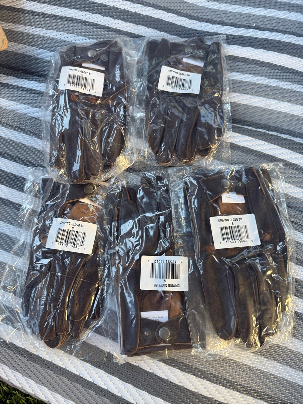 Men's Brown Driving Gloves - Classic Leather Style